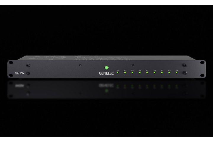 Genelec�ADante��AES/EBU�֕ϊ�����AoIP�f�o�C�X�u9402A�v�B�ő�16ch�E192kHz/32bit�Ή�