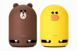 LINE�L�����N�^�[�̌`�������X�}�[�g�X�s�[�J�[�̃~�j�T�C�Y�ŁuClova Friends mini�v��6��1�����甭��