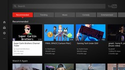 �uYouTube for Android TV�v�A�v������������ɂ��V�[�N�@�\������