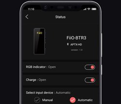 FiiO�ABluetooth�w�b�h�z���A���v�uBTR3�v�̏����A�v���A�g������