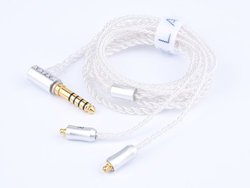 AZLA�A���P�[�u���uSilver Plated Cable�v��3.5mm�^4.4mm�[�q���f����ǉ��B�������3,980�~