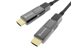 �G�[�f�B�e�N�m�A�ő�`���ш�18Gbps�^3�w�핢�̃A�N�e�B�u���t�@�C�o�[HDMI�P�[�u��