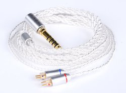 AZLA�A�⃁�b�LOFC/400D�P�u���[�̗p��4�c�\�����P�[�u���uAZLA Silver Plated Cable IEM 2pin�v