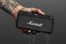 Marshall�A�u�����h���̖h���|�[�^�u���X�s�[�J�[�uEmberton�v�BIPX7�ɑΉ�