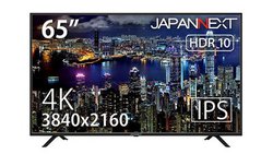 JAPANNEXT�A4K HDR�Ή��^IPS�p�l���̗p��65�^���j�^�[�uJN-IPS6500TUHDR�v