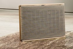 Bang & Olufsen�A�|�[�^�u��WiFi�X�s�[�J�[�uBeosound Level�v�B��������␳�{�L����I��