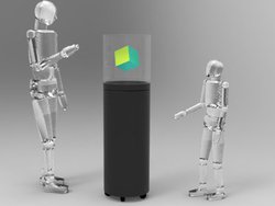 ���R�[�A����őS���ʂ��猩���闧�̉f�����e�Z�p�B�܂��̓f�W�^���T�C�l�[�W�p�r�œW�J