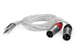 iFi audio�A4.4mm - XLR�~2�̃o�����X�P�[�u���^�|�[�^�u���I�[�f�B�I�p�g���x���P�[�X