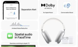 �uAirPods Pro�v�ɐV�@�\�A��ԃI�[�f�B�I�̃w�b�h�g���b�L���O���e���r��Mac�ł����p�\��