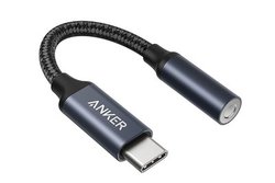 Anker�A1,480�~�̃n�C���]�Ή�USB-C�I�[�f�B�I�A�_�v�^�[�BUSB���C���z���[�q�ɕϊ�