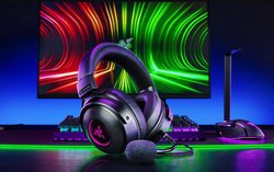 Razer�A���ɍ��킹�ĐU������USB�Q�[�~���O�w�b�h�Z�b�g�uKraken V3 HyperSense�v