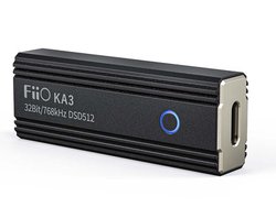 FiiO�A��18g�̃|�[�^�u��USB-DAC�^�A���v�uKA3�v�BPCM 768kHz/32bit��4.4mm�o�����X�Ή�