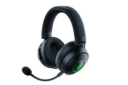 Razer�A�U���t�B�[�h�o�b�N�̗p�̃��C�����X�Q�[�~���O�w�b�h�Z�b�g�uRazer Kraken V3 Pro�v