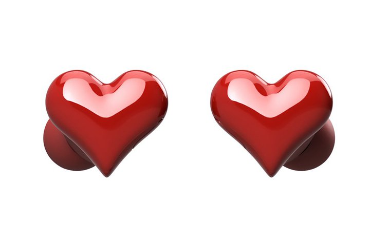 SoftBank SELECTION�A�n�[�g�^�̊��S���C�����X�C���z���uHeartBuds�v