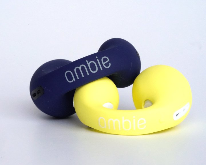 ambie、耳をふさがない完全ワイヤレス「AM-TW01」に“夏らしい”新色「Lemon Sorbet／Navy」