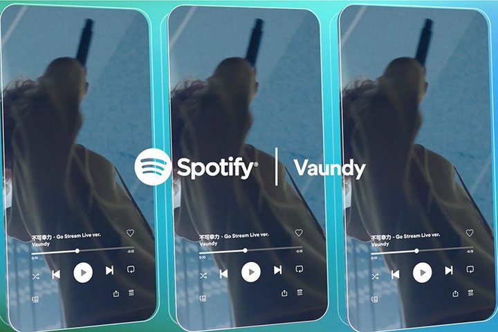 Spotify�A�B�艺�낵�f���̃r�f�I�V���O���uGo Stream�v�B��1�e��Vaundy�^���Ƃ܂�