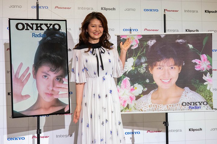 【動画レポート】オンキヨーが新製品発表会を開催、南野陽子さんも登場