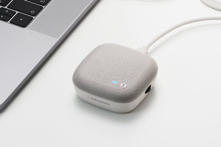 �I�[�f�B�I�e�N�j�J�AUSB�ڑ��ł����ʘb�ł���X�s�[�J�[�t�H���uAT-CSP1�v