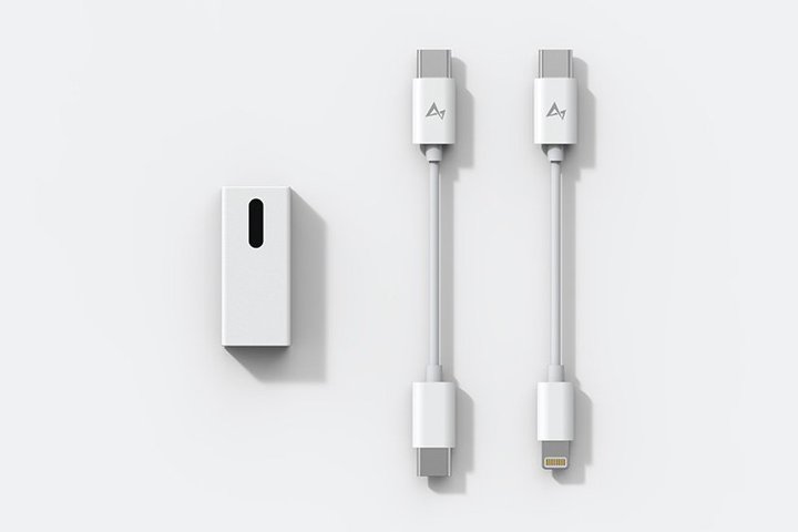 ikko Audio�A���^�y�ʂȃ|�[�^�u��USB-DAC�uITM02�v�BUSB-C�^Lightning���Ή�