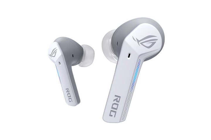 ASUS�̃Q�[�~���O���S���C�����X�C���z���uROG CETRA TRUE WIRELESS�v�ɐV�F�gMoonlight White Edition�h