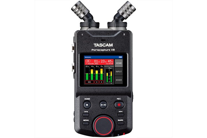 TASCAM、6トラック／32bitフロート録音対応のポータブルレコーダー「Portacapture X6」