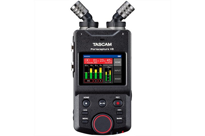 TASCAM�A6�g���b�N�^32bit�t���[�g�^���Ή��̃|�[�^�u�����R�[�_�[�uPortacapture X6�v