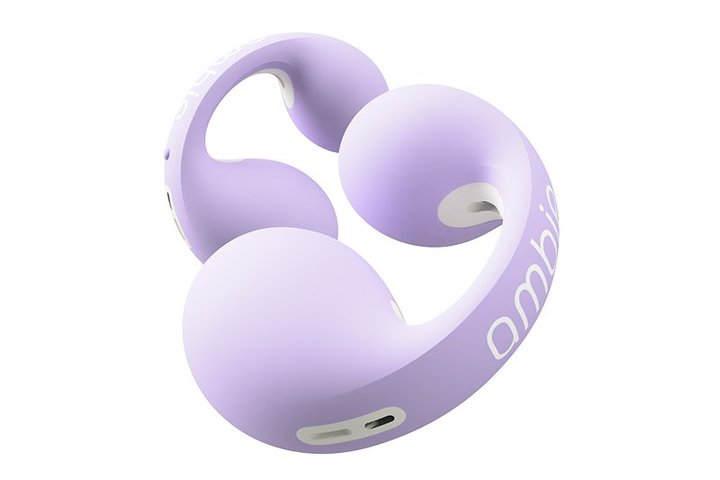 ambie、耳をふさがない完全ワイヤレス「AM-TW01」の蔦屋別注カラー“Lavender”
