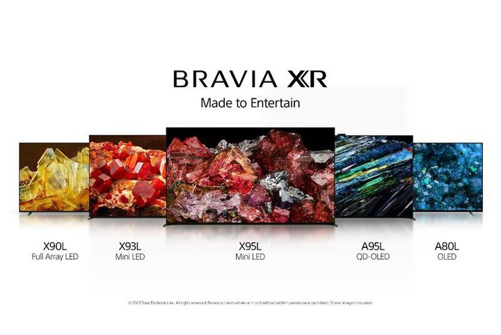 米ソニー、4Kテレビ「BRAVIA XR」2023年モデルを発表。Mini LED機など5ライン