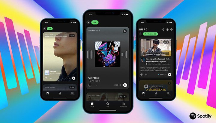 Spotify�A�A�v���z�[����ʂɁu�v���r���[�@�\�v�ǉ��B�|�b�h�L���X�g�̎����\����