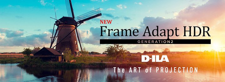 Victor�A8K�^4K�v���W�F�N�^�[�́uFrame Adapt HDR�v���g��2����h�ɃA�b�v�O���[�h�B11�����{�Ɏ��{�\��