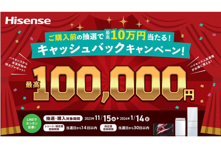 nCZXAō100,000~LbVobN̔NNnLy[X^[g