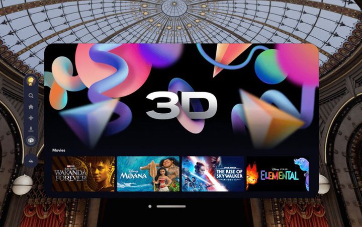 Apple Vision PróuDisney{v3DfA4K{HDR{HFRŔzM̂