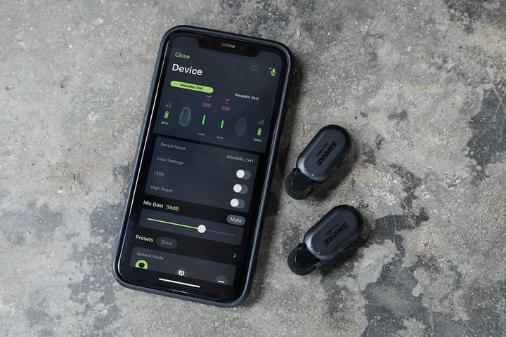 ShureAX}zƒڐڑł郏CX}CNuMoveMicvBI[fBI@̃mEnE𓊓