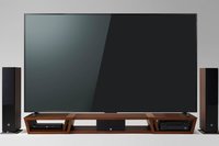朝日木材加工、スイーベル機構搭載の木製壁寄せテレビスタンド