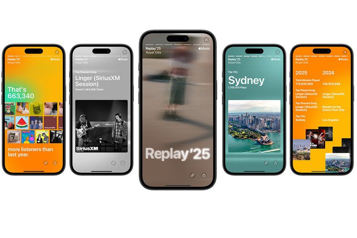 Apple MusicA1NԂ̉y̌UԂuApple Music Replay f25vJBNԃLO\