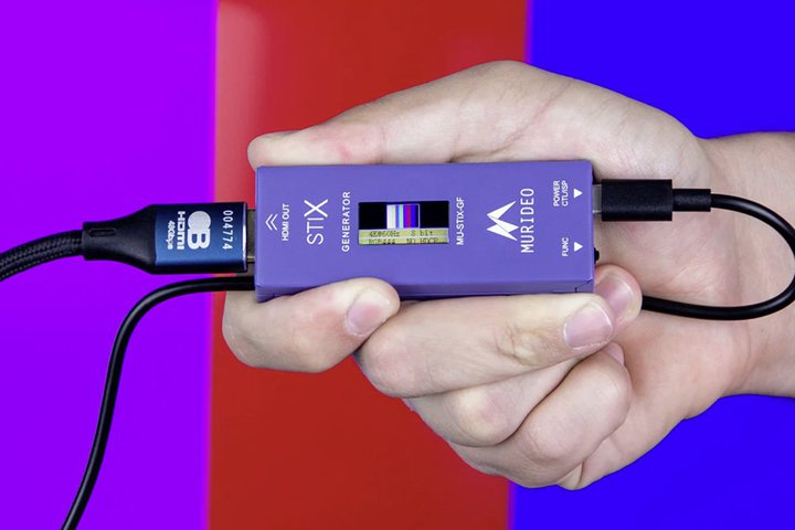 Murideo�AUSB�������[�T�C�Y��8K�Ή�HDMI�e�X�g�c�[���uSTIX�V���[�Y�v