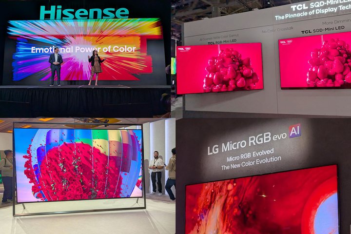 ��CES���t���e���r��RGB LED�o�b�N���C�g�̋����BLG�^�n�C�Z���X�^TCL�^�T���X���̐V���i����ǂ݉����e�А헪