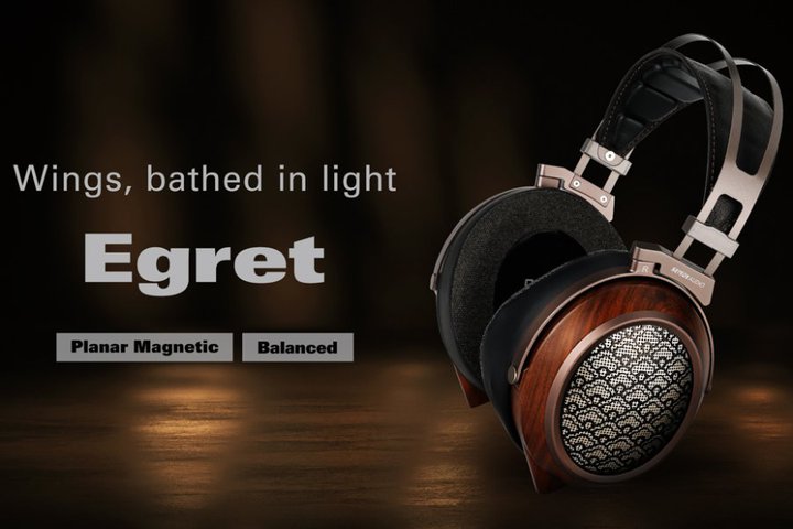 SENDY AUDIO�A98�~84mm���ʎ��E�h���C�o�[���ڂ̊J���^�w�b�h�z���uEgret�v