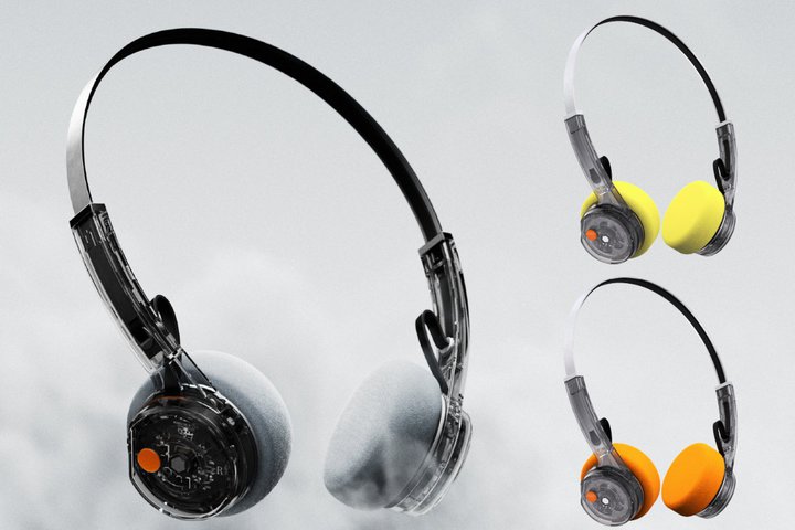 MONDO by defunc�ABluetooth�w�b�h�z���̐��ʌ���J���[���f���uFREESTYLE Smoky Transparent�v