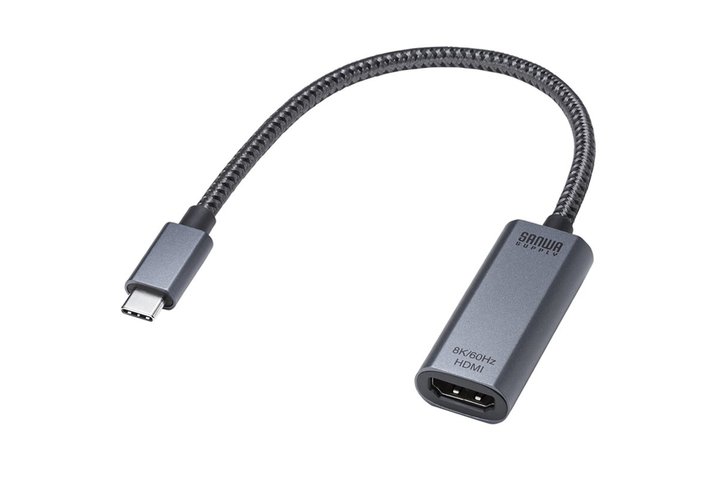 �T�����T�v���C�A8K60Hz�܂őΉ���USB-C to HDMI�ϊ��A�_�v�^�[