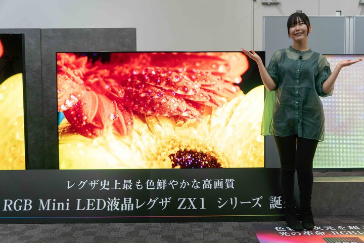 ���O�U�A100�^����65�^�܂ő�����RGB Mini LED�t���e���r�uZX1�v�uZX2�v