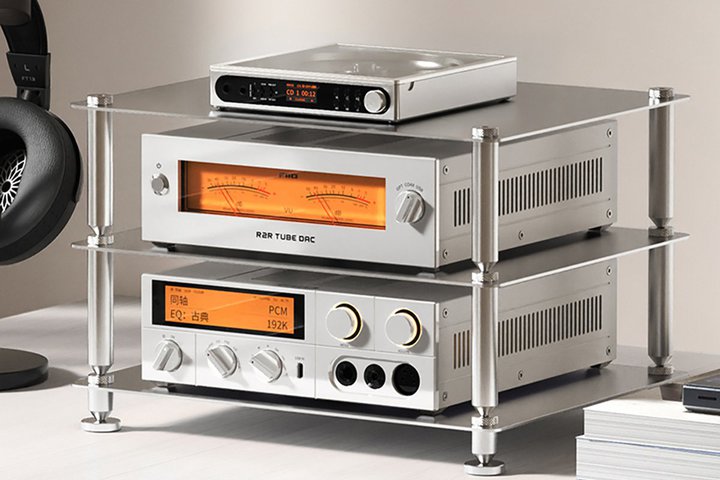 FIIO�A�u�����h���̃f�X�N�g�b�v�p�I�[�f�B�I���b�N�uMODULAR RACKING�v�B�X�^�b�N�^�̃��W�����[��