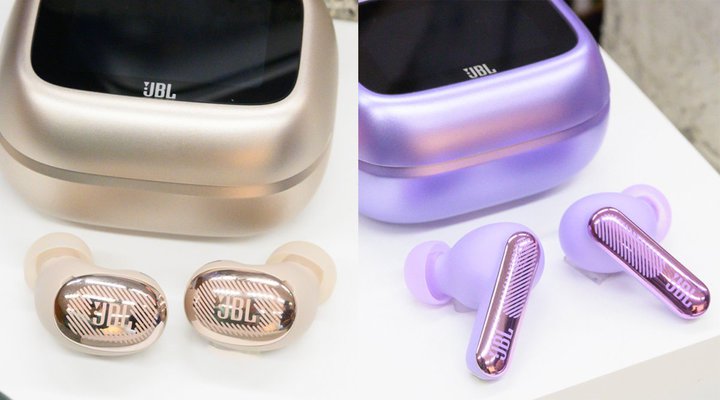 JBL�A�f�B�X�v���C�t�P�[�X������ɋ@�\�����������S���C�����X�C���z���uLive Buds 4�^Live Beam 4�v
