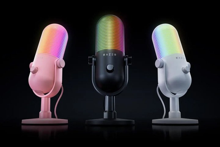 Razer�A32bit DSP������USB�}�C�N�uSeiren V3 Chroma�v�BRGB���C�e�B���O�@�\������