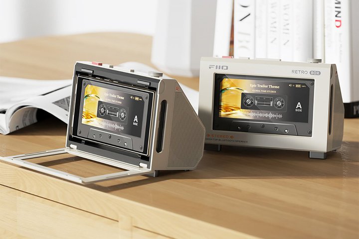 FIIO�ADAP���i�[�ł��郌�g����Bluetooth�X�s�[�J�[�uRETRO BOX�v