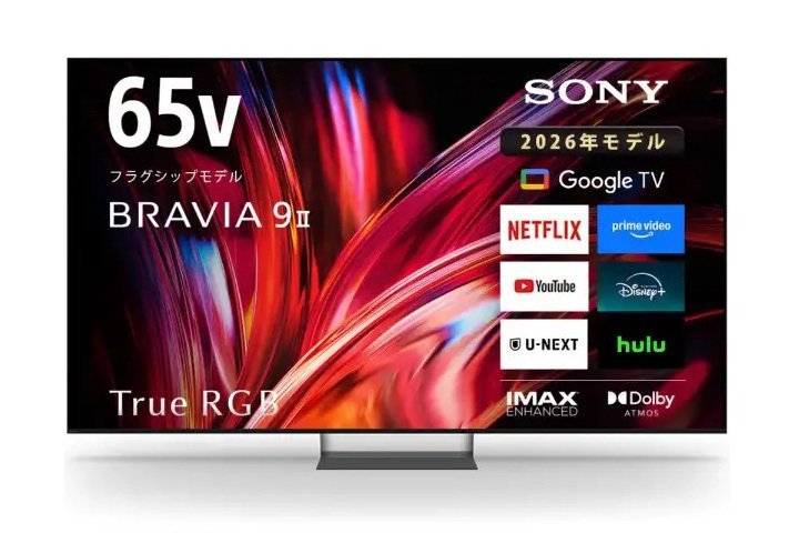 �t���e���r�̓\�j�[��RGB Mini LED���ڂ̐V�t���O�V�b�v�uK-65XR90M2�v�����o��1�ʁ��r�W���A�����֘A���i����؃����L���O6����