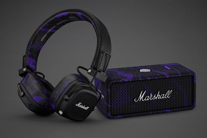 Marshall�A�W�~�E�w���h���b�N�X����f�U�C���̃w�b�h�z����Bluetooth�X�s�[�J�[