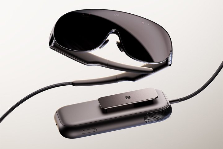 Meta�AIMAX Enhanced�F���VR�O���X�uMeta VR Glasses�v�B��100g�̌y������