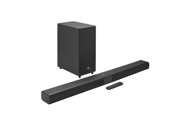 JBL�A�h���r�[�A�g���X�Ή���3.1ch�T�E���h�o�[�uCINEMA SB580MK2�v�B�T�u�E�[�t�@�[�����́uCINEMA SB510MK2�v��