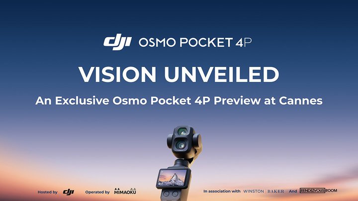 DJI�A2�����Y�ɂȂ����V���㏬�^�W���o���J�����uOsmo Pocket 4P�v�𔭕\